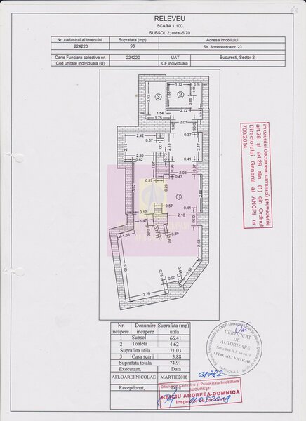 Imobil central inchiriat integral, Armeneasca 23 | Investitie